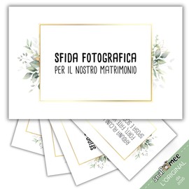 Fotospiel Wedding XXL (Italian) - The Original from snaPmee - 100+9 Photo Tasks - Wedding Game for Guests and Bride and Groom