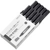 KOKUYO PM-B102NDX10SET Dry Erase Markers, Recycled Resin, Medium Point, Black,