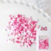 Generic 200pcs Pink Heart Resin Nail Art Charms