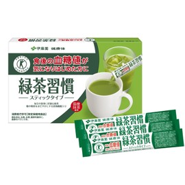 [トクホ]【伊藤園 健康体 公式通販】緑茶習慣 粉末スティック ×30本[ｽﾘﾑﾊﾟｯｹｰｼﾞ] お茶 食物繊維 抹茶