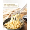 Silicone Pasta Fork and Ladle Spoon Set, Large Non Stick