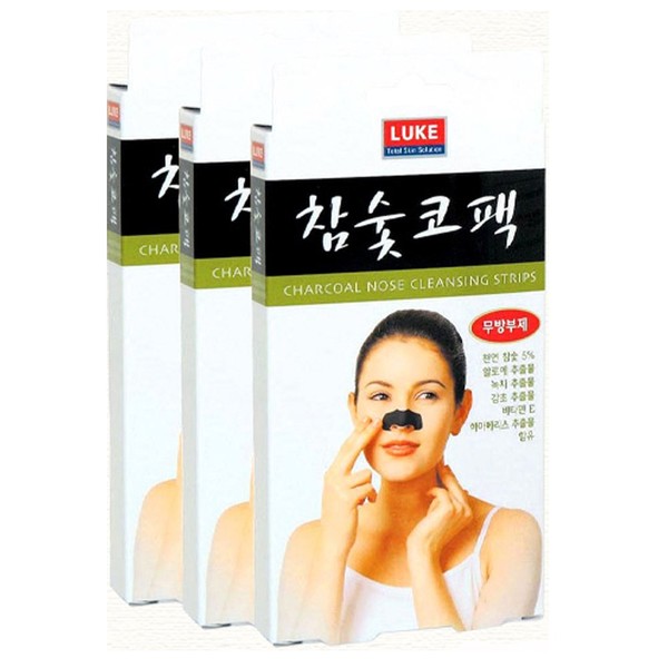 Charcoal Nose Pore Cleansing 30 Strips Blackhead Remover by Luke