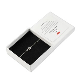 Trauzeugin Armband, Trauzeugin Geschenk mit Herz Armband und Karte - Würdest du Meine Trauzeugin Sein - Hochzeit Geschenkidee Trauzeugin, Brautjungfern Geschenk