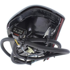 For 2001-2003 Chevy Silverado 3500 Tail Light Driver and Passenger Side Bulbs Included GM2800166, GM2801166 For 19169019, 152242823500; w/Black Bezel