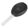Key Fob Case, Key Shell, 2 Buttons Black Car Remote