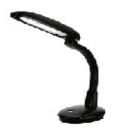 Sunpentown SL-813B EasyEye Energy Saving Desk Lamp with Ionizer - Grey (2-Tube)