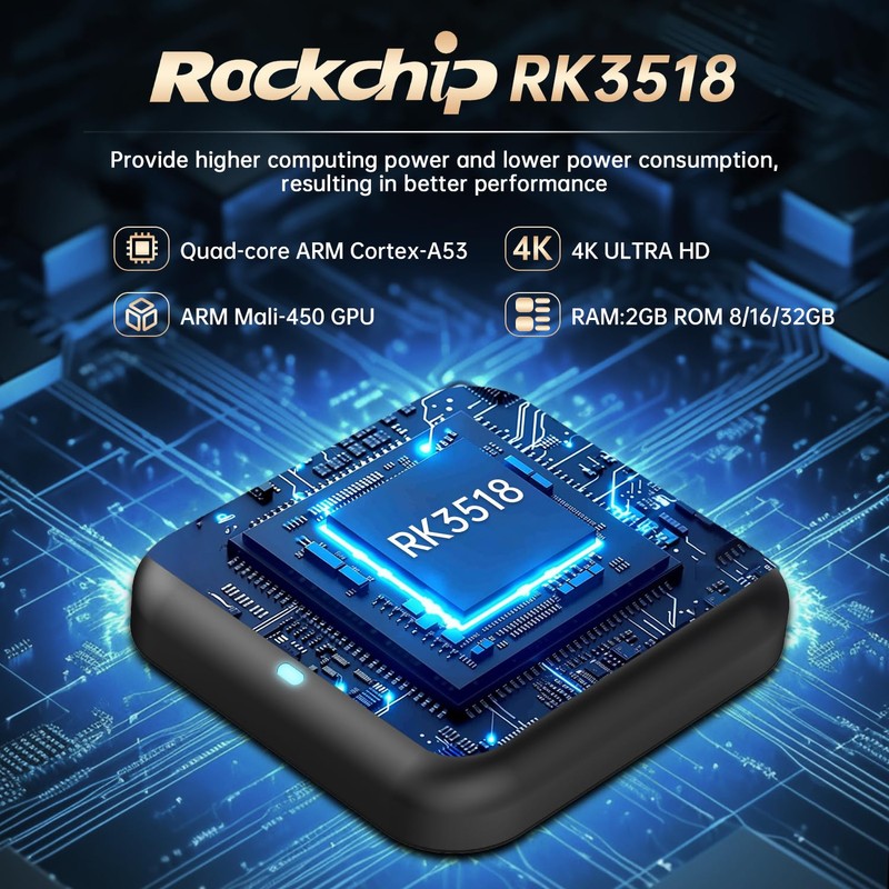 Android TV Box 14.0, Android TV Box 4K HD Quad