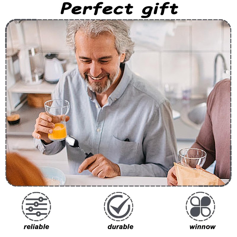 5-Piece Parkinson Cutlery, Adaptive Utensils, Adaptive Cutlery Set for Parkinson
