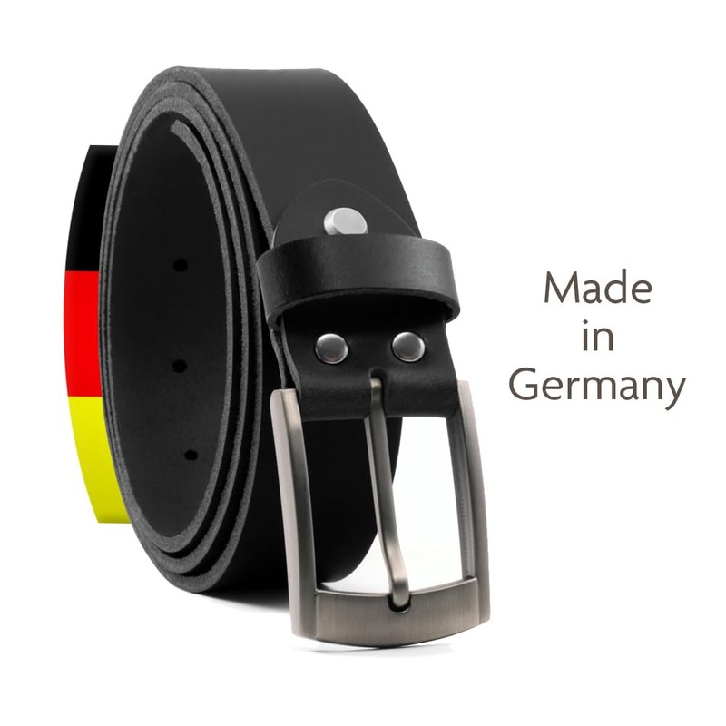 Fa.Volmer ® Buffalo Leather Belt for Men and Women /