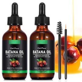 2 PCS Aceite de Batana, 120ML aceite de Batana para el Cabello, Mejora las Puntas Abiertas y la Caída del Cabello para Hombres y Mujeres