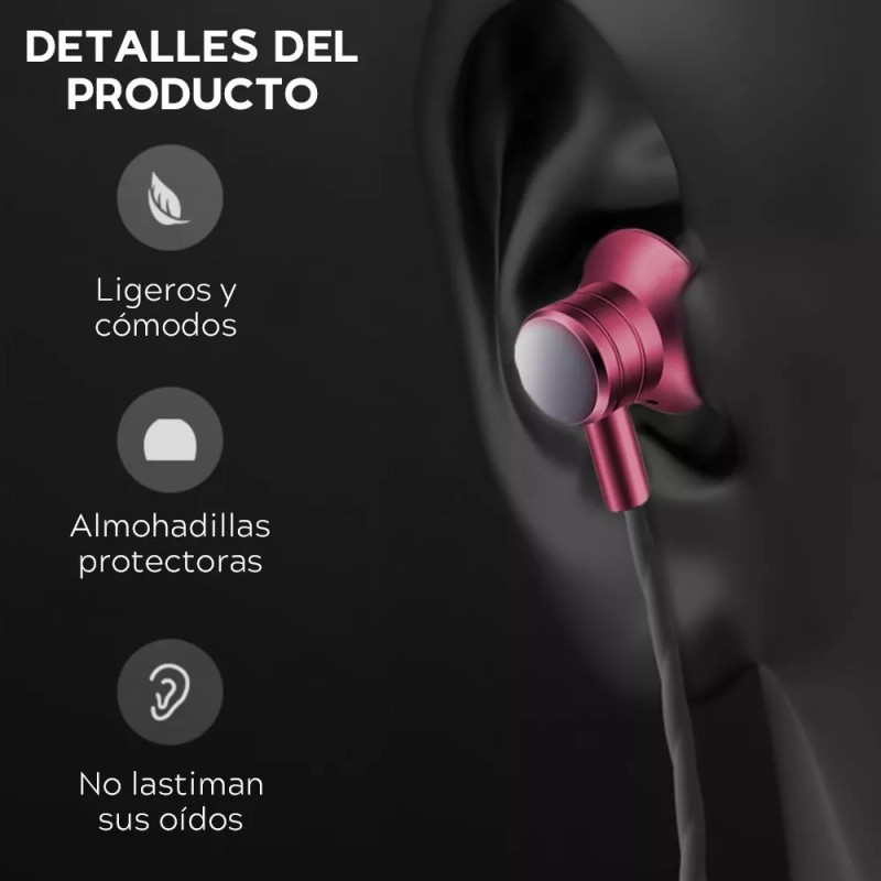 Maíz Audifonos Alambricos Celular Manos Libres Microfono In Ear