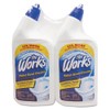 the Works 33302WK Disinfectant Toilet Bowl Cleaner, 32 oz Bottle, 2/Pack