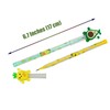 Lopenle 24 Pieces Adorable Stacking Pencils Fruit Pencils Novelty Multi