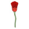 2pcs Rose Shape Nail Brush Dust Removal Thickened Die Cast