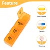 Weekly Pill Box with 28 Compartments Daily - Organizer for