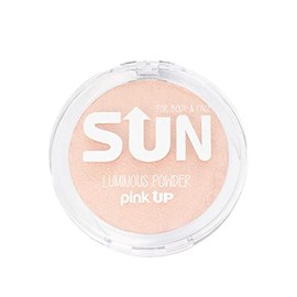 Pink Up - Luminous Powder - Iluminador en polvo compacto para cuerpo y rostro. Textura suave. (SHINE 08)