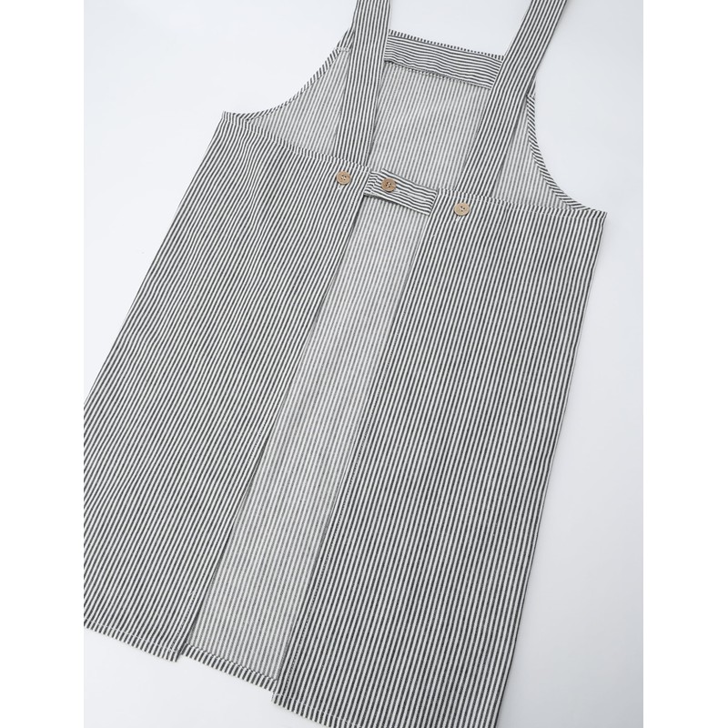 Edwin Hickory Apron, 2 Stage Adjustable Back Button, H-Shape, Both