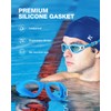 ZIONOR G1 Lite Swim Goggles with Swim Cap Comfortable Anti-fog