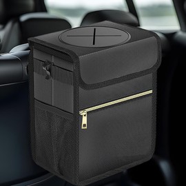 Back Seat Car Organizer | Car Seat Organizer Backseat Garbage Bag - Waterproof Multifunctional Storage Bag, Large Garbage Can for Automotive, Truck, Sedan