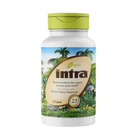 Intra Lifestyles Capsules - Herbal Supplement for Immune Support, Detox, Digestive & Cardiovascular Health – 23 Botanical Extracts – Made in Canada – 64 Capsules