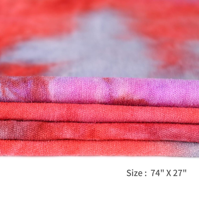Dream Slim Gosweat Toalla de Yoga, Superabsorbente, 100% microfibra, antideslizante,