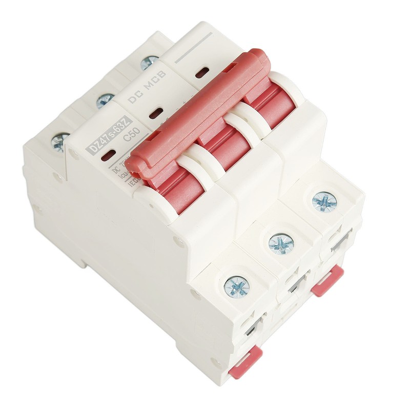 3P Direct Current Circuit Breaker Practical Small Circuit Breaker for