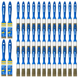 King Origin Versatile Paint Brush Set, 40 Pack, 1 Inch Paint Brushes, Small Paint Brushes for Walls, Furniture, Crafts - Detailed Painting & Larger Surface Coverage
