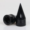 Unbranded Motorcycle Black Spike Front Axle Nut Covers Caps For