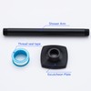 SWHYGER 8 Inch Ceiling Mount Shower Arm and Flange,Straight Arm