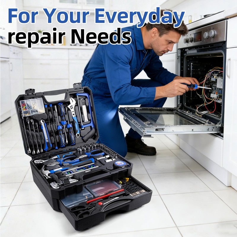 URASISTO 366 Piece Home Repair Tool Kit, Auto Repair Tool