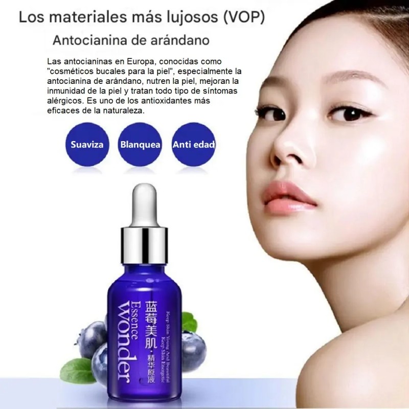 Wonder Essence Serum Bioaqua Blueberry Hidratante Rejuvenece