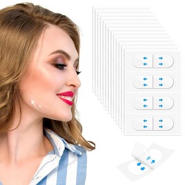 QOMJUFA 120pcs Facelift Stickers for Women, Invisible Facelift Tape for V-Shape Face, Lift Face Stickers, Hide Saggy Skin Makeup Face-Lifting Tools