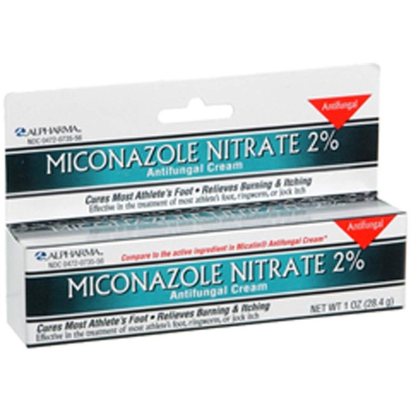 Actavis / Alpharma Miconazole Nitrate 2% Antifungal Cream - 1 oz