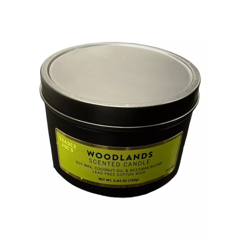 Trader Joe’s Woodlands Scented Candle, Soy Wax, Coconut Oil &