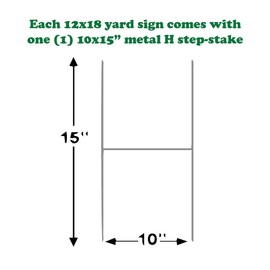 PRAY FOR GAZA Save The Civilians TWO PACK (2) 12x18" Horizontal Yard Signs (Outdoor, Weatherproof Corrugated Plastic) Metal Stake Included, by M&R