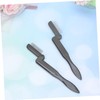 IWOWHERO 4pcs Foldable Eyebrow Grooming Tool Compact Eyebrow Brushes for