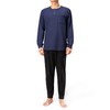 DAVID ARCHY Men's Polar Fleece Pajamas Set Henley Collar Warm