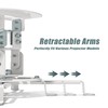 WALI Projector Ceiling Mount, Universal Low Profile Projector Mount with