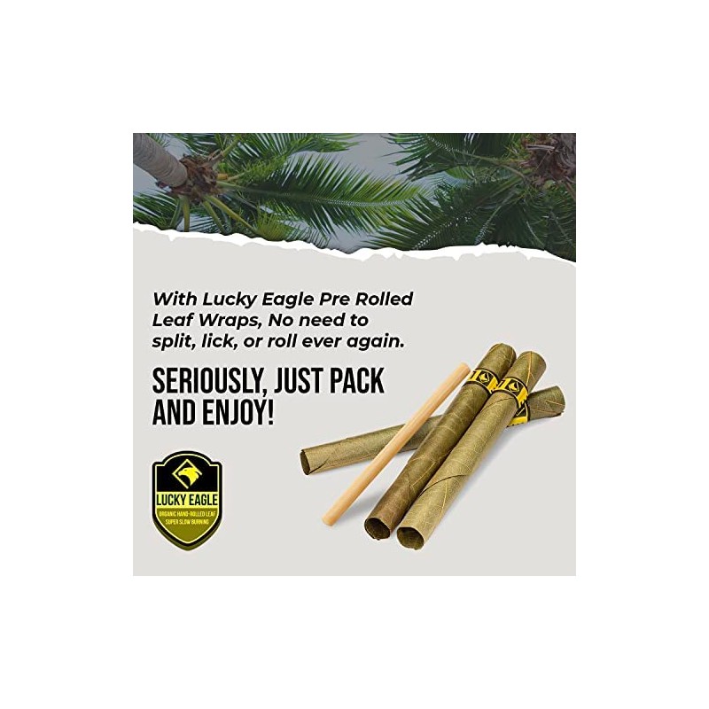 Lucky Eagle Pre Wrap Slim Cones - Slim PreRolled Palm