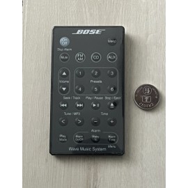 Bose Wave Music System Remote for AWRCC1, AWRCC2, III with New Battery Installed