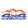 2 x Orange & Blue 4x4 Off Road Mountains Bedside