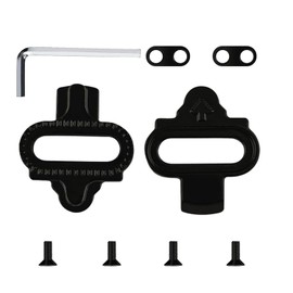 SPD Cleat Set - Cycling Cleats Compatible with SPD Shoes and Pedals, Cycling Cleats for Mountain Bike and Road Bike Shoes, Easy to Install