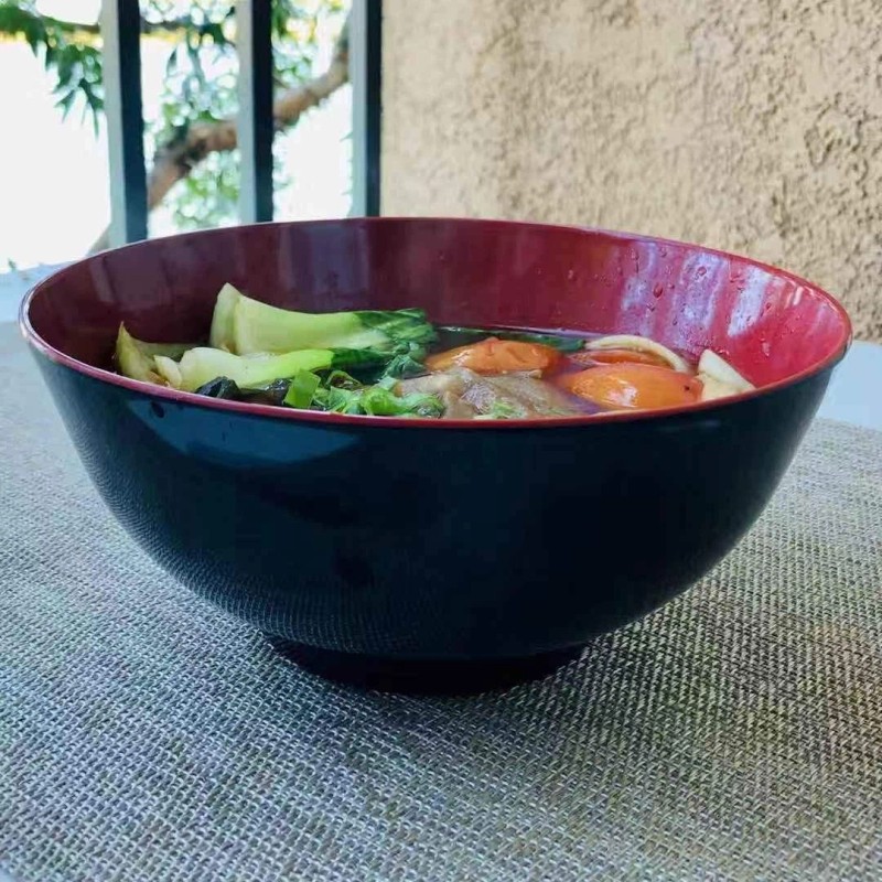 JapanBargain Large Soup Bowl Japanese Style Plastic Ramen 52 oz