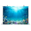 BELECO Underwater World Backdrop 7x5ftFabric Undersea Backdrop for Photography Under