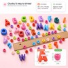 LILALILAC 180Pcs Chunky Letter Beads for Bracelet Making