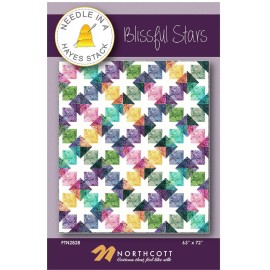 Blissful Stars Quilt Pattern by Needle in a Hayes Stack