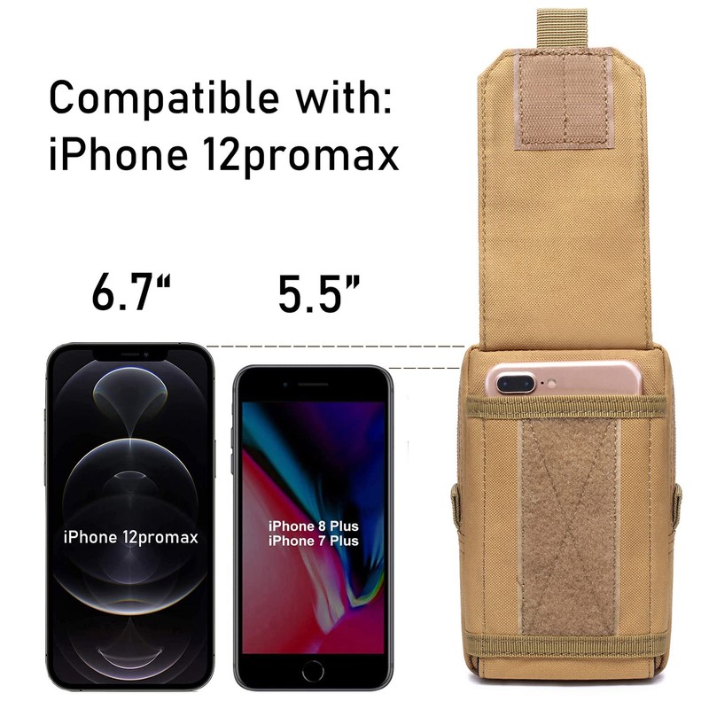 Tactical Molle EDC Pouch Cellphone Pouch Holder Utility Gadget Organizer