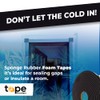 WOD SSFLDFT Insulation Foam Tape Self Adhesive - T 1/4