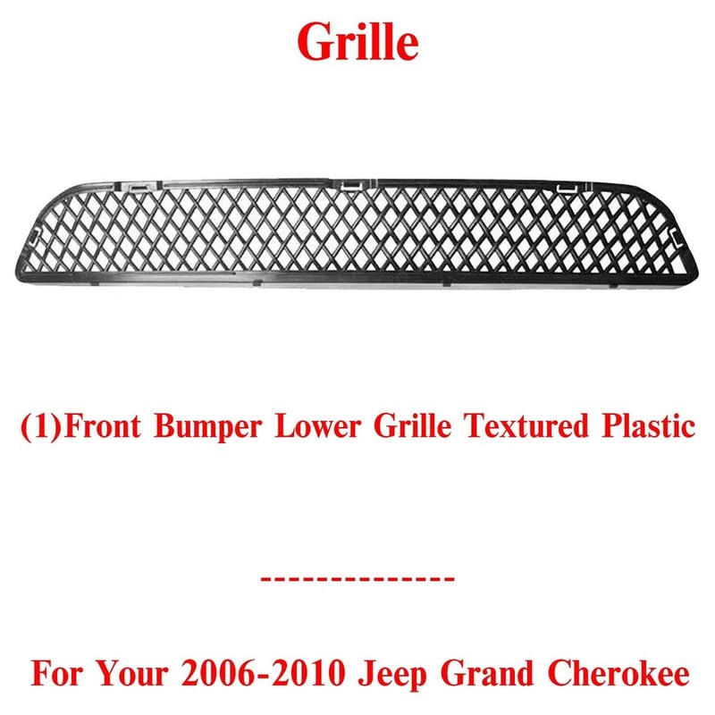US AUTO PARTS PLUS New Front Bumper Lower Grille Textured