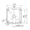 Wiska - Combi 607/5 Waterproof Junction Box IP66/IP67-110 x 110